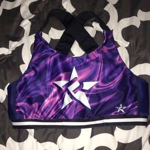 Rebel Athletics Cheer Sports Bra 💜